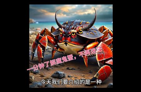 魔鬼蟹揭秘：一分钟快速了解神秘海洋生物