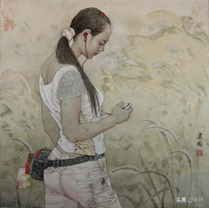 看多啦古代仕女画，看看当代人画家的当代人物作品是否入你的法眼